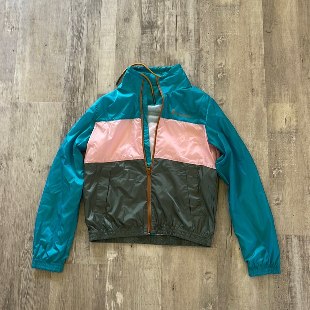 Cotopaxi Multi Color Hoodless Windbreaker